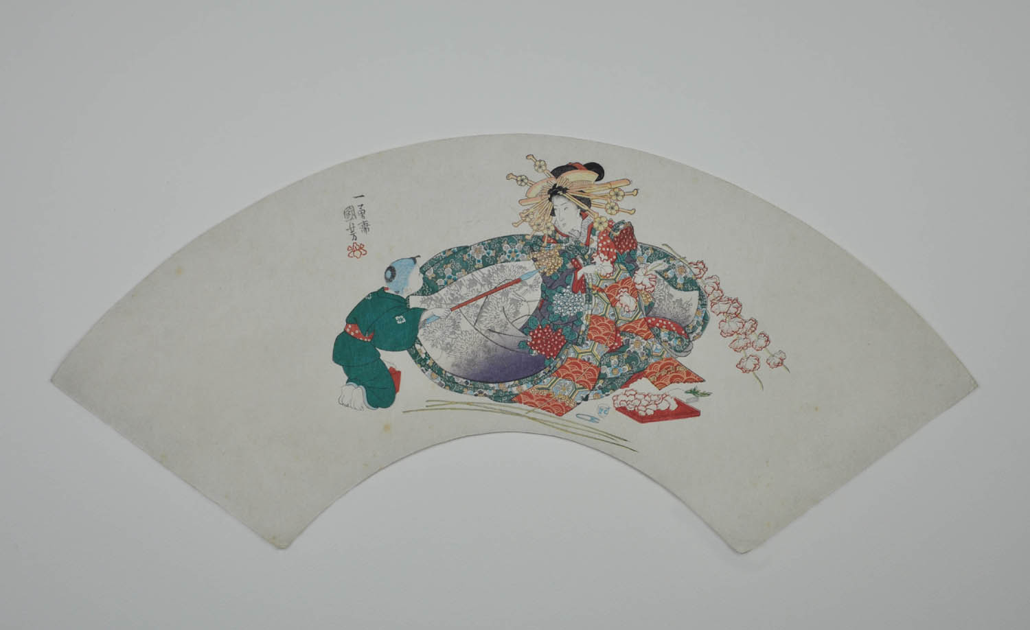 KUNIYOSHI (1797-1861). Oiran. (Sold) KUNIYOSHI (1797-1861). Oiran. (Sold)